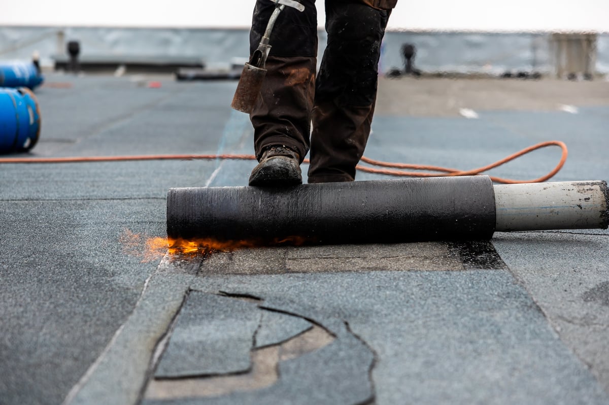 Flat roof repair