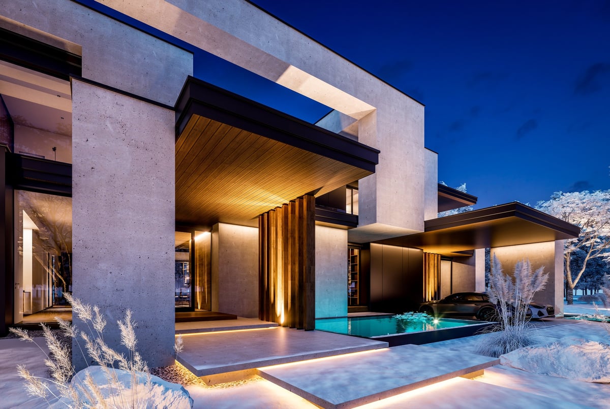 Custom home roofing